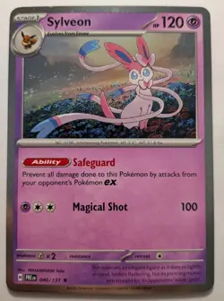 Sylveon - (Cosmos Holo) Holo Rare Pokemon TCG 040/131 (SWIRL) - Image 2