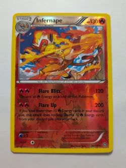 Infernape 20/114 - XY - Steam Siege - Reverse Holo Pokemon TCG - Image 1