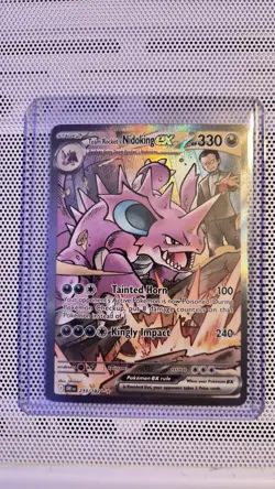 Team Rocket's Nidoking ex 233/182 Sv10: Destined Rivals Holo Pokemon - Image 2