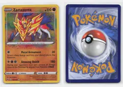 ZAMAZENTA 102/185 AMAZING RARE VIVID VOLTAGE POKEMON - Image 4