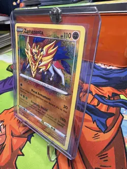 Pokemon TCG Zamazenta Vivid Voltage 102/185 Holo Amazing Rare - Image 4