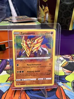Pokemon TCG Zamazenta Vivid Voltage 102/185 Holo Amazing Rare - Image 5