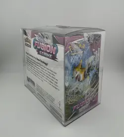 Fusion Strike Booster Box Pokemon Sword & Shield NEW SEALED - w/ Semi Rigid Case - Image 4