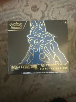 Pokemon TCG: Mega Evolution Lucario Elite Trainer Box - Pokemon Center Exclusive - Image 1