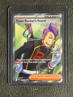 Team Rocket's Petrel 226/182 Ultra Rare Pokemon TCG Sv10: Destined Rivals - NM - Image 1