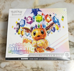 Pokemon TCG Prismatic Evolutions ETB Elite Trainer Box New (small tear on side) - Image 1