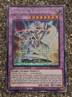 Yugioh Invoked Augoeides MP21-EN064 Secret Rare 1st Ed NM - Image 1