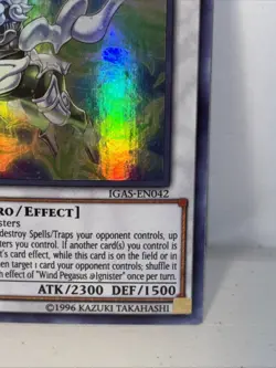 Wind Pegasus @Ignister IGAS-EN042 Super Rare 1st Edition LP Yugioh TCG - Image 5