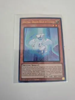 Spectral, Dragon Ruler of Flickers ALIN-EN018 Ultra Rare 1st Edition NM Yugioh - Image 1