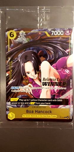 One Piece Boa Hancock Kami's Island OP15-EB04 Release Event Winner P-115 Sealed - Image 1
