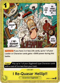 One Piece CG I Re-Quasar Helllp!! OP07-115 500 Years in the Future! - Image 1