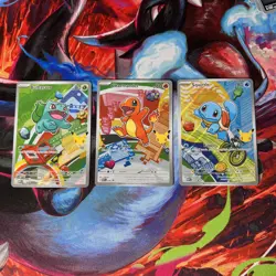 Pokemon TCG First Partner Illustration Collection Series 1 Gen 1 Starters - Image 1