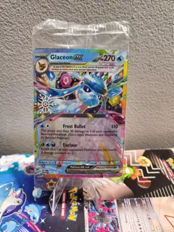 Glaceon ex 026/193 SEALED Snowflake Stamped Promo Pokemon: Prismatic Evolutions - Image 1