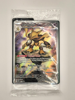 Alakazam #009 (Pokemon Center Exclusive) Black Star Promo Mega Evolution SEALED - Image 1