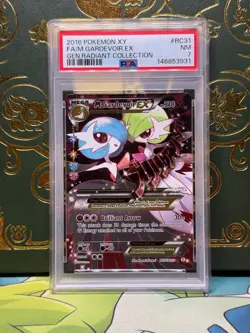 2016 Pokemon M Gardevoir EX Ultra Rare Full Art RC31/RC32 Generations Holo PSA 7 - Image 1