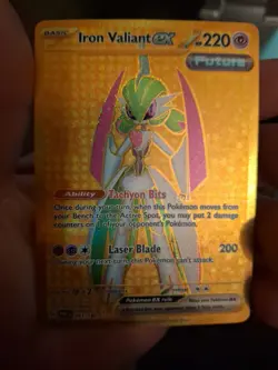 Iron Valiant ex 261/182 SV04: Paradox Rift Hyper Rare NM - Image 3