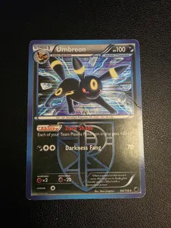 Umbreon Team Plasma 64/116 Plasma Freeze Holo Pokemon TCG Nintendo DMG - Image 1