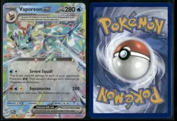 ✰ VAPOREON EX 023/131 DOUBLE RARE PRISMATIC EVOLUTIONS POKEMON ✰ LP - Image 1