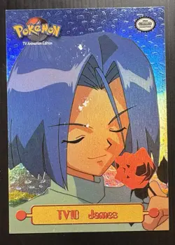 1999 Topps Pokemon TV Series 1 James TV10 Rainbow Foil (4th Print) MP - Image 1