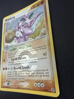 Pokemon TCG Nidoking EX FireRed & LeafGreen 8 Reverse Holo Rare Near Mint - Image 2