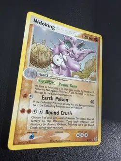 Pokemon TCG Nidoking EX FireRed & LeafGreen 8 Reverse Holo Rare Near Mint - Image 3