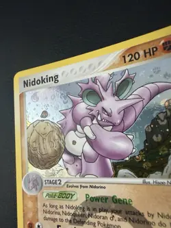 Pokemon TCG Nidoking EX FireRed & LeafGreen 8 Reverse Holo Rare Near Mint - Image 5