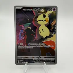 Pokemon TCG Team Rocket's Mimikyu Ascended Heroes Illustration Rare 238/217 - Image 1