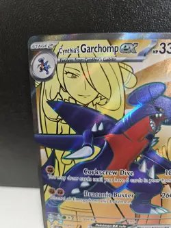 Pokemon TCG Cynthia's Garchomp EX 215/182 Destined Rivals Ultra Rare - Image 4