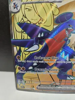 Pokemon TCG Cynthia's Garchomp EX 215/182 Destined Rivals Ultra Rare - Image 5