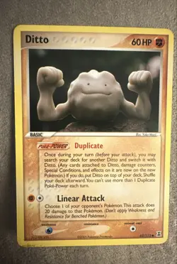 Ditto (Geodude) 62/113 Delta Species Regular Pokemon - Image 1