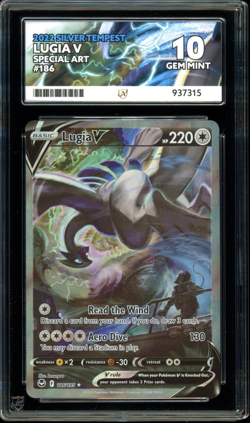 Lugia V 186/195 Pokemon Silver Tempest ACE 10 - Image 1