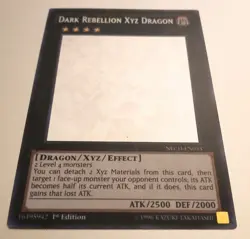 Dark Rebellion Xyz Dragon (Ghost Rare) NECH-EN053 The New Challengers-1st... - Image 4