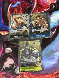 One Piece Monkey D. Luffy P-075,074,& 073 English Promo Tin Set Vol 2!!! - Image 1