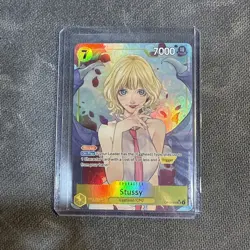 Stussy OP13-110 Alternate Art Foil Super Rare Carrying On His Will One Piece CCG - Image 1