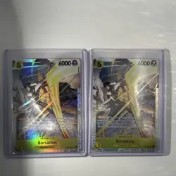 ONE PIECE 2x Borsalino EB04-058 SR Adventure On Kami’s Island OP15 ENG - Image 1