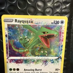 Pokemon Rayquaza 138/185 Amazing Rare Holo Swsh04 Vivid Voltage TCG Card - Image 5