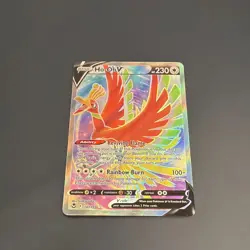 Ho-Oh V 187/195 Swsh12 Silver Tempest Full Art Pokemon TCG Card NM 🔥 - Image 1