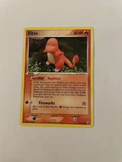 Pokemon Ditto EX Delta Species 61/113 Rare Regular 2005 English 60 HP Card P3 - Image 1