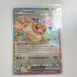 Pokemon Eevee EX 075/131 Sv: Prismatic Evolutions Double Rare Holo Promo Card - Image 1