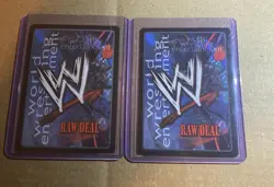 Tajiri WWE RAW Deal Lot (2) Cards - Image 2