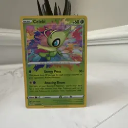 Pokemon TCG Celebi Amazing Rare Basic Card Vivid Voltage 009/185 60 HP - Image 1