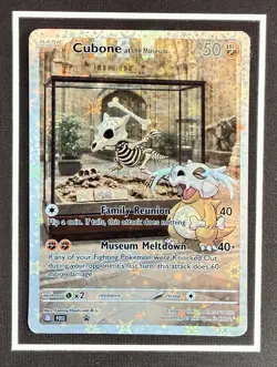 Cubone Official TCG Card + Bonus Cubone at the Museum Card | MUST SEE! | 072 - Image 2