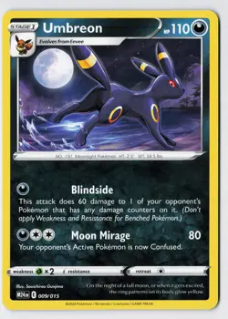 Umbreon 009/015 - Pokemon TCG McDonald's Promo Card 2024 Non-Holo NM - Image 1