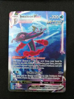 Inteleon Vmax 266/264 Fusion Strike Alternate Art NM Pokemon Card - Image 1