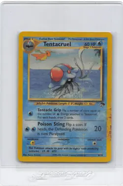 TENTACRUEL 10/18 - NON-HOLO Southern Island - Vintage WOTC Pokemon CARD - HP/DMG - Image 1