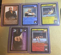 WWE RAW Deal Tazz Lot (5) Cards Never Played - Image 1