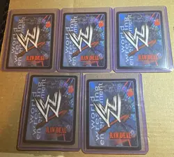 WWE RAW Deal Tazz Lot (5) Cards Never Played - Image 2