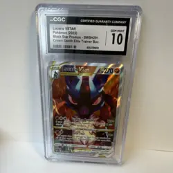 Pokemon Lucario VSTAR Promo Holo SWSH291 Black Star SWSH 2023 HP 270 CGC 10 Card - Image 1