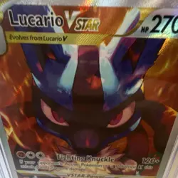 Pokemon Lucario VSTAR Promo Holo SWSH291 Black Star SWSH 2023 HP 270 CGC 10 Card - Image 2