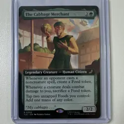 Wizards MTG The Cabbage Merchant TLE Legendary Creature Rare Green 0203 - Image 1